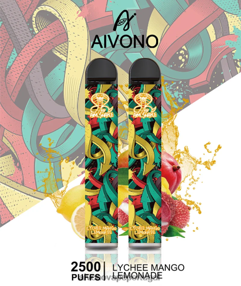 limonada de manga e lichia Aivono AIM SNAKE 2500 280DJX308 | Aivono Vape